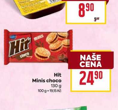 Hit Minis choco 130 g