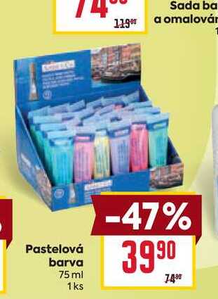 Pastelová barva 75 ml 1ks
