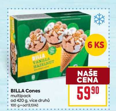 BILLA Cones multipack od 420 g