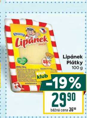 Lipánek Plátky 100 g