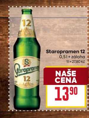 Staropramen 12 0,5l