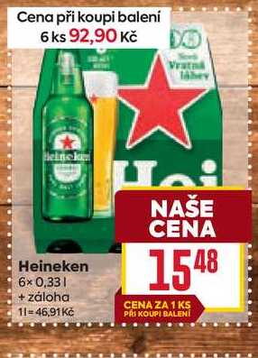Heineken 6x0,33l
