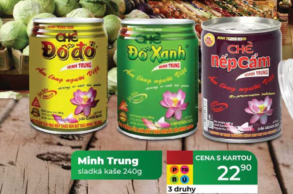 Minh Trung sladká kaše 240g