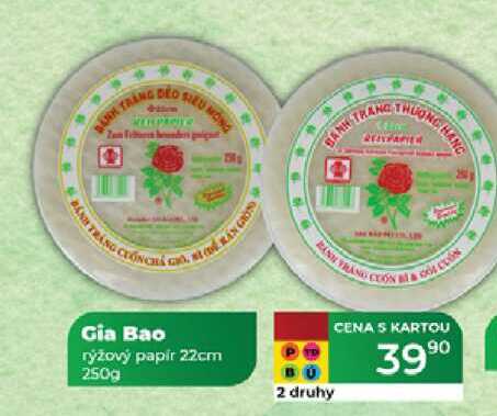 Gia Bao rýžový papír 22cm 250g 