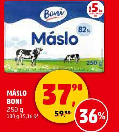 MÁSLO BONI, 250 g 