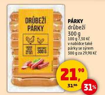 DRŮBEŽÍ PÁRKY, 300 g  