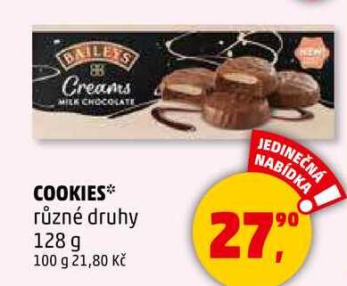 Baileys COOKIES různé druhy, 128 g  