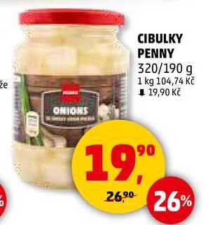 CIBULKY PENNY, 320/190 g  