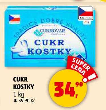 CUKR KOSTKY, 1 kg  