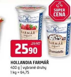 Hollandia farmář 400g