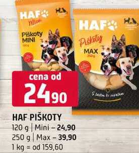 HAF PIŠKOTY 120 g Mini 250 g 