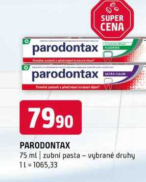 PARODONTAX 75 ml zubní pasta vybrané druhy 