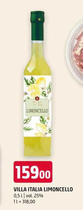 VILLA ITALIA LIMONCELLO 0,5l vol. 25%