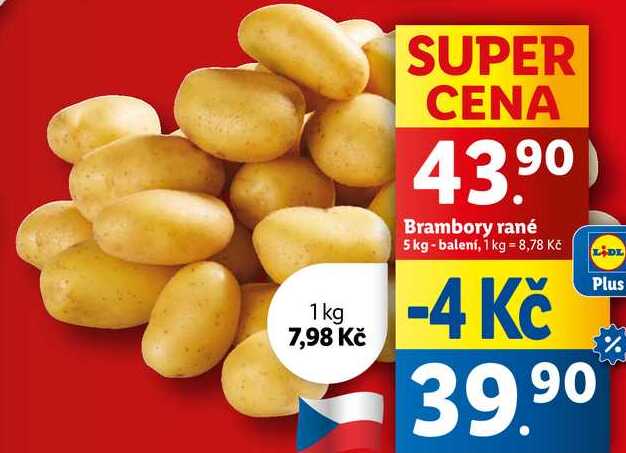 Brambory rané, 5 kg