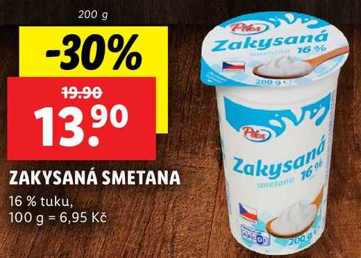 Zakysaná smetana, 200 g