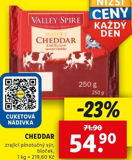 CHEDDAR, 250 g