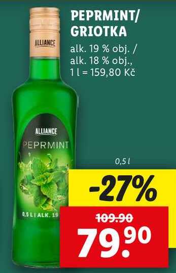 PEPRMINT/GRIOTKA, 0,5 l