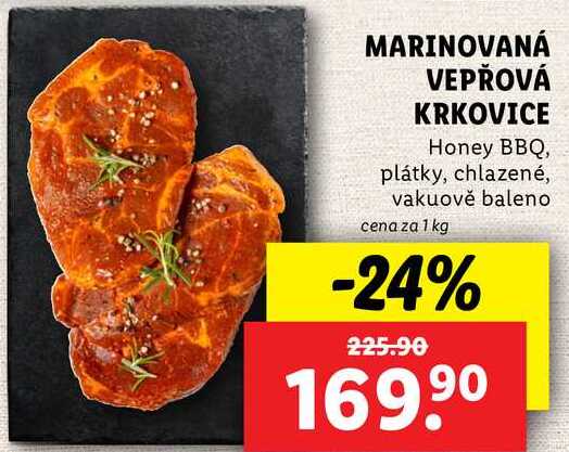 MARINOVANÁ VEPŘOVÁ KRKOVICE, 1 kg