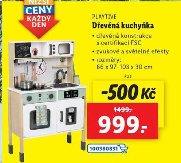 Dřevěná kuchyňka 