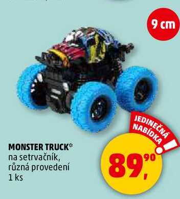 MONSTER TRUCK na setrvačník, různá provedení, 1 ks  