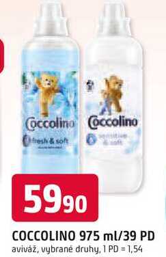 COCCOLINO 975 ml/39 PD aviváž