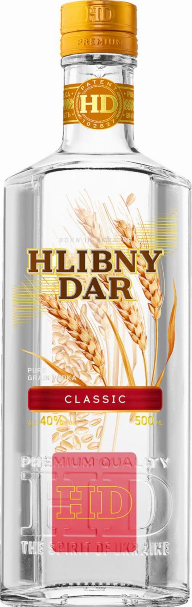 Hlibny Dar Vodka 40%