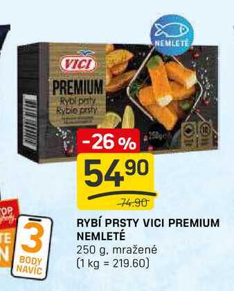 RYBÍ PRSTY VICI PREMIUM NEMLETÉ 250 g