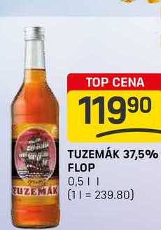 TUZEMÁK 37,5% FLOP 0,5l