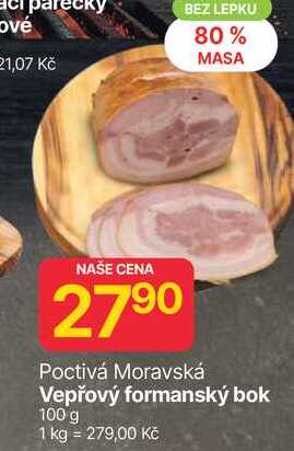 Poctivá Moravská Vepřový formanský bok 100 g 