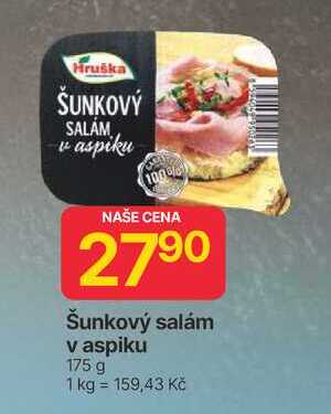 Hruška Šunkový salám v aspiku 175 g 