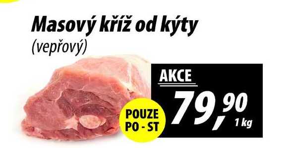 Masový kříž od kýty (vepřový), 1 kg 