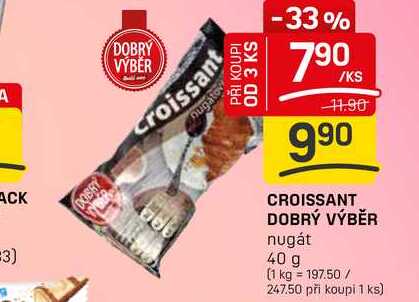 CROISSANT DOBRÝ VÝBĚR nugát 40 g 