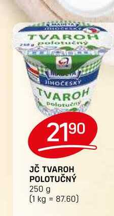 JČ TVAROH POLOTUČNÝ 250 g 