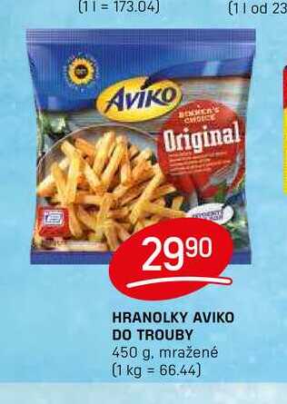 HRANOLKY AVIKO DO TROUBY 450 g