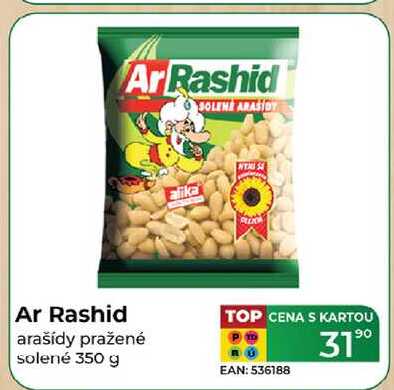 Ar Rashid arašídy pražené solené 350 g 