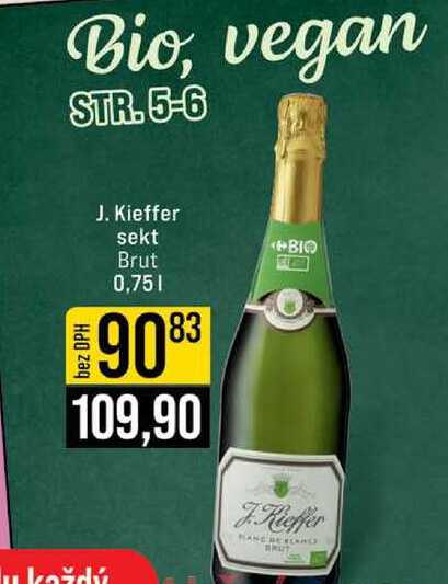 J. Kieffer sekt Brut 0,75l