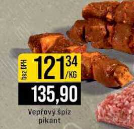 Vepřový špíz pikant 1kg