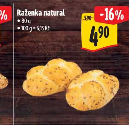 Raženka natural 80g 