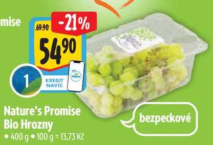 Nature's Promise Bio Hrozny, 400 g