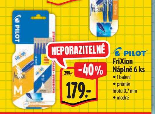  FriXion Náplně 6 ks  