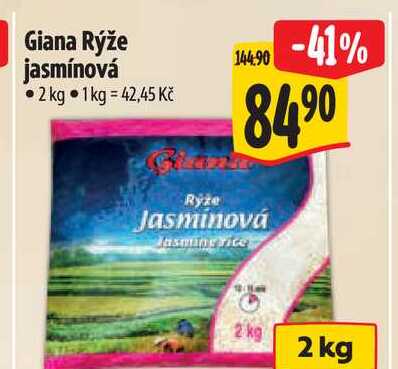 Giana Rýže jasmínová 2 kg  