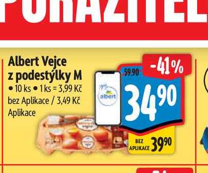   Albert Vejce z podestýlky M 10 ks 