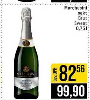 Marchesini sekt Brut Sweet 0,75l