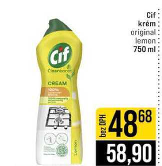 Cif krém original lemon 750 ml