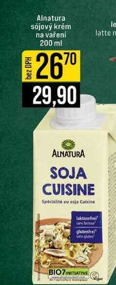 Alnatura sójový krém na vaření 200 ml