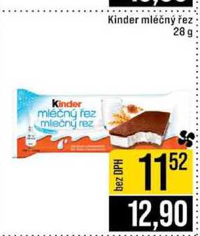 Kinder mléčný řez 28 g