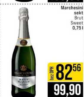 Marchesini sekt Brut Sweet 0,75l