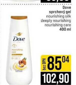 Dove sprchový gel nourishing silk deeply nourishing nourishing care 400 ml