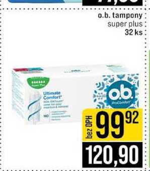 o.b. tampony super plus 32 ks