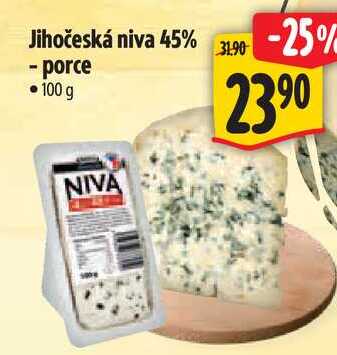 Jihočeská niva 45% - porce, 100 g 